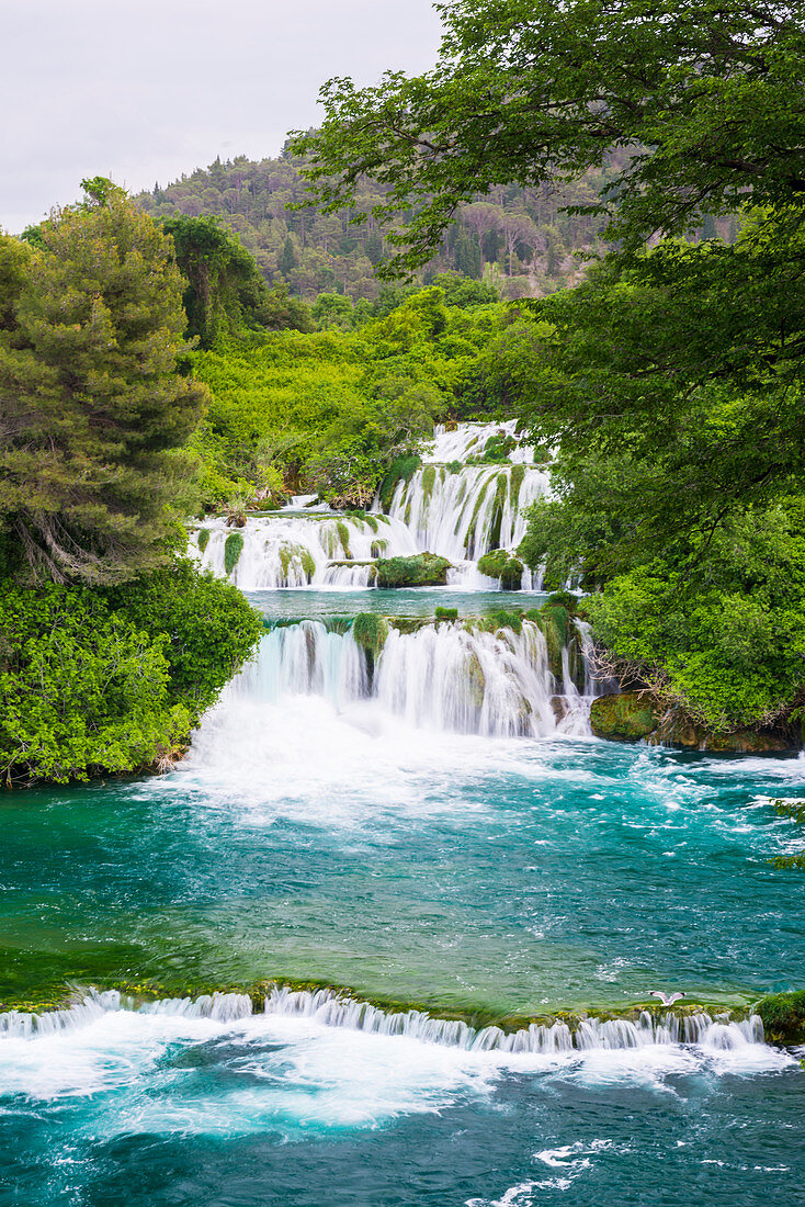 Wasserfälle im Krka-Nationalpark, Kroatien, Europa