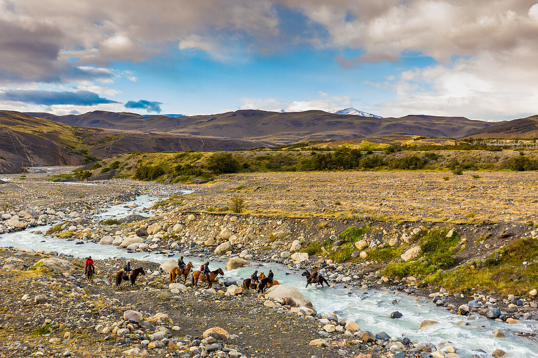 Schöne Landschaft in Torres del Paine Nationalpark, Patagonien, Chile, Südamerika