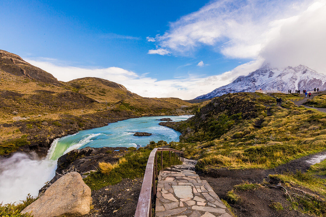 Schöne Landschaft in Torres del Paine Nationalpark, Patagonien, Chile, Südamerika