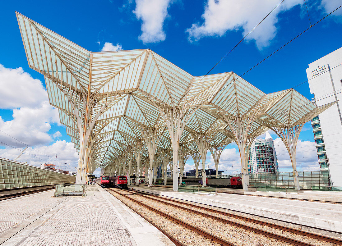 Oriente Train Station, Lisbon, Portugal, Europe