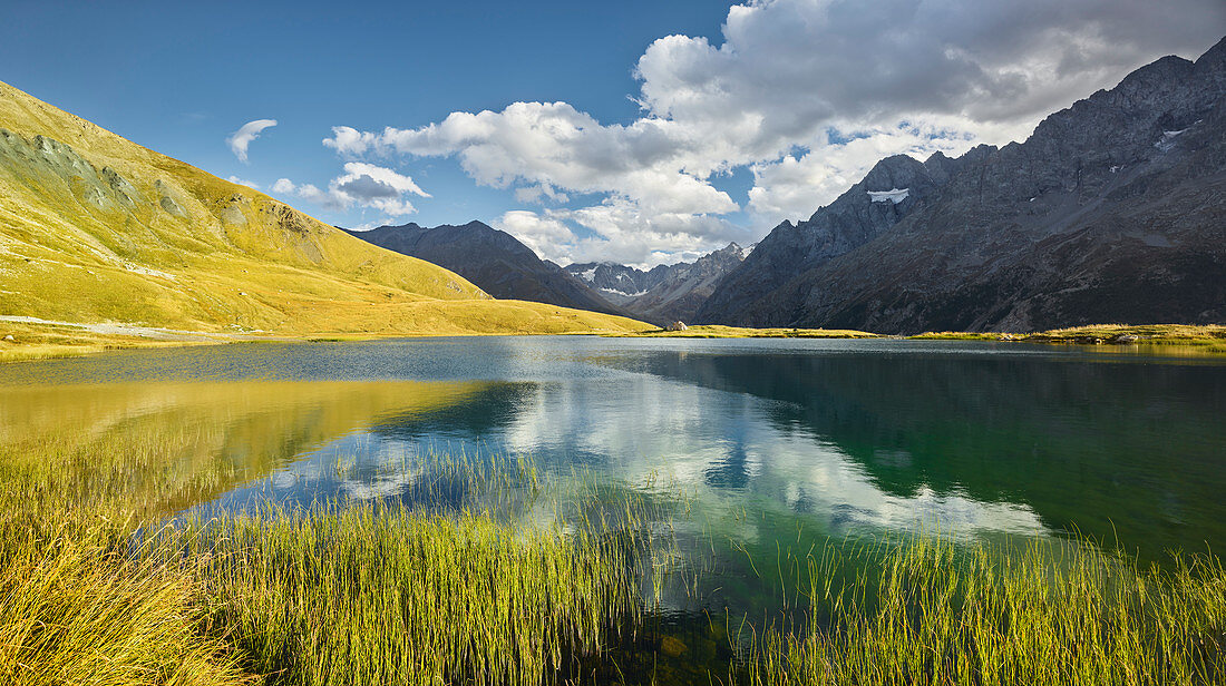 Lac du Pontet, Montagne des Agneaux, La Meije, Rhones Alpes, Hautes-Alpes, Frankreich