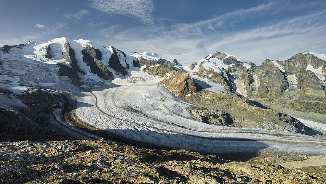 Piz Palü, Pers Glacier, Diavolezza, Graubünden, Switzerland