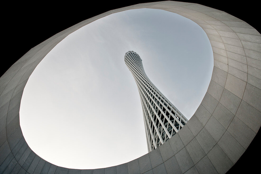 Canton Tower, Fernsehturm, Guangzhou, Guangdong Provinz, China