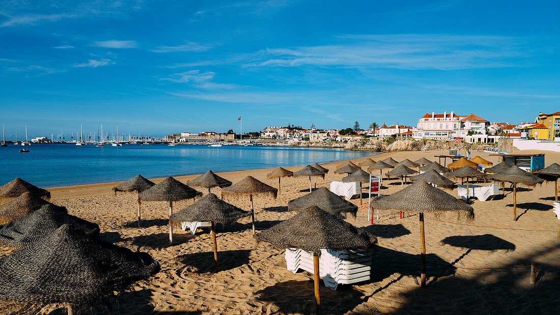 Conceicao Strand in Cascais, Region Lissabon, Costa Verde, portugiesische Riviera, Portugal, Europa