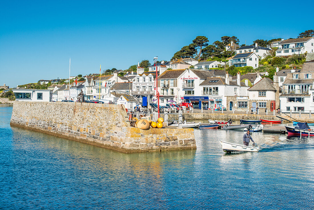 St. Mawes Hafen, Cornwall, England, Vereinigtes Königreich, Europa