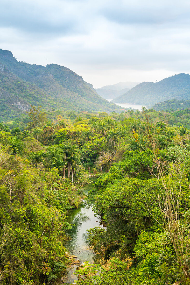 El Nicho Tal in den Bergen der Sierra del Escambray unweit von Cienfuegos, Kuba, Westindien, Karibik, Mittelamerika