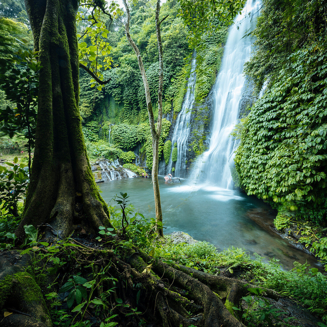 Banyumala Twin Waterfalls, Wanagiri, Buleleng, Bali, Indonesia, Southeast Asia, Asia