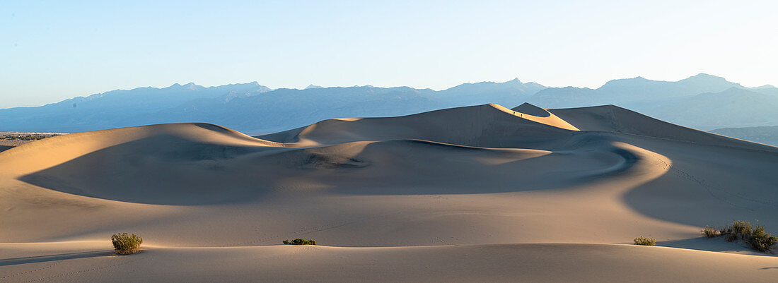 Mesquite Flat Sanddünen im Death Valley National Park, Kalifornien, Vereinigte Staaten von Amerika, Nordamerika