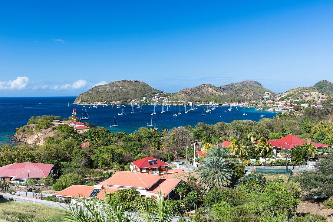 France, Guadeloupe (French West Indies), Les Saintes archipelago, Terre de Haut, Les Saintes bay is the third most beautiful bay in the world