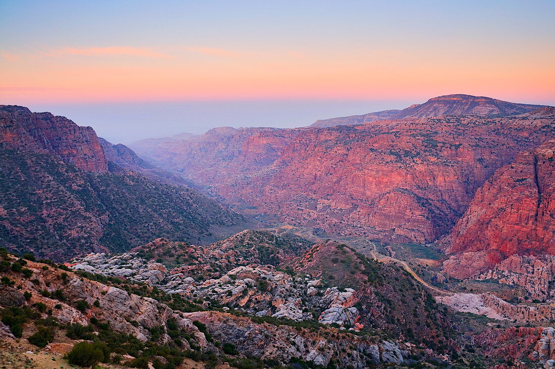 Wadi Dana, Dana Nature Reserve, Jordan, Middle East