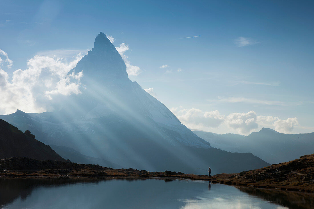 Matterhorn, Zermatt, Kanton Wallis, Schweizer Alpen, Schweiz, Europa