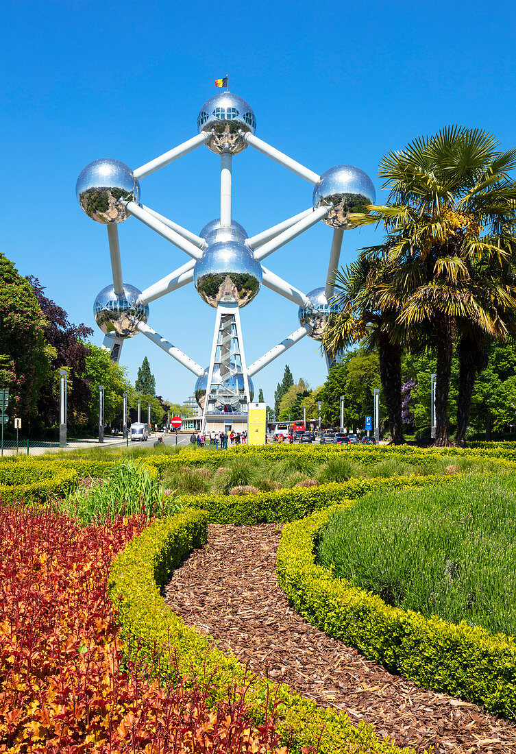 Atomium Brüssel, Square de l'Atomium, Boulevard de Centaire, Brüssel, Belgien, Europa