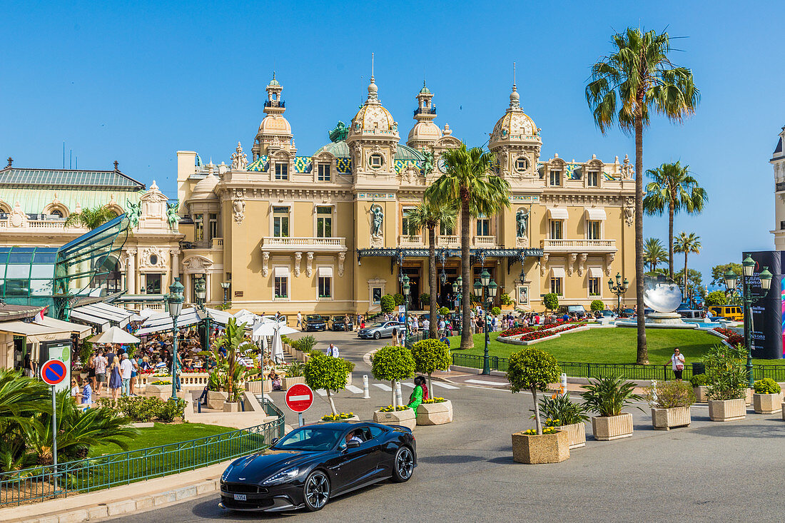 Casino Monte Carlo in Monte Carlo, Monaco, Cote d'Azur, French Riviera, Mediterranean, France, Europe