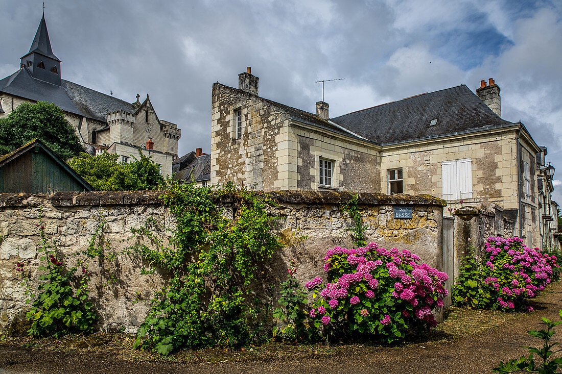 SAINT MARTIN COLLEGIATE CHURCH, CANDES SAINT MARTIN, INDRE ET LOIRE, (37), CENTRE VAL DE LOIRE REGION, FRANCE