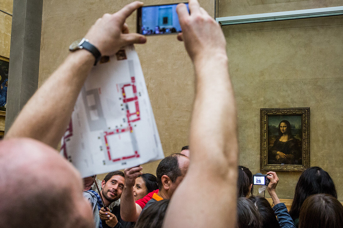 THE MONA LISA, LEONARDO DA VINCI, THE LOUVRE, PARIS, FRANCE