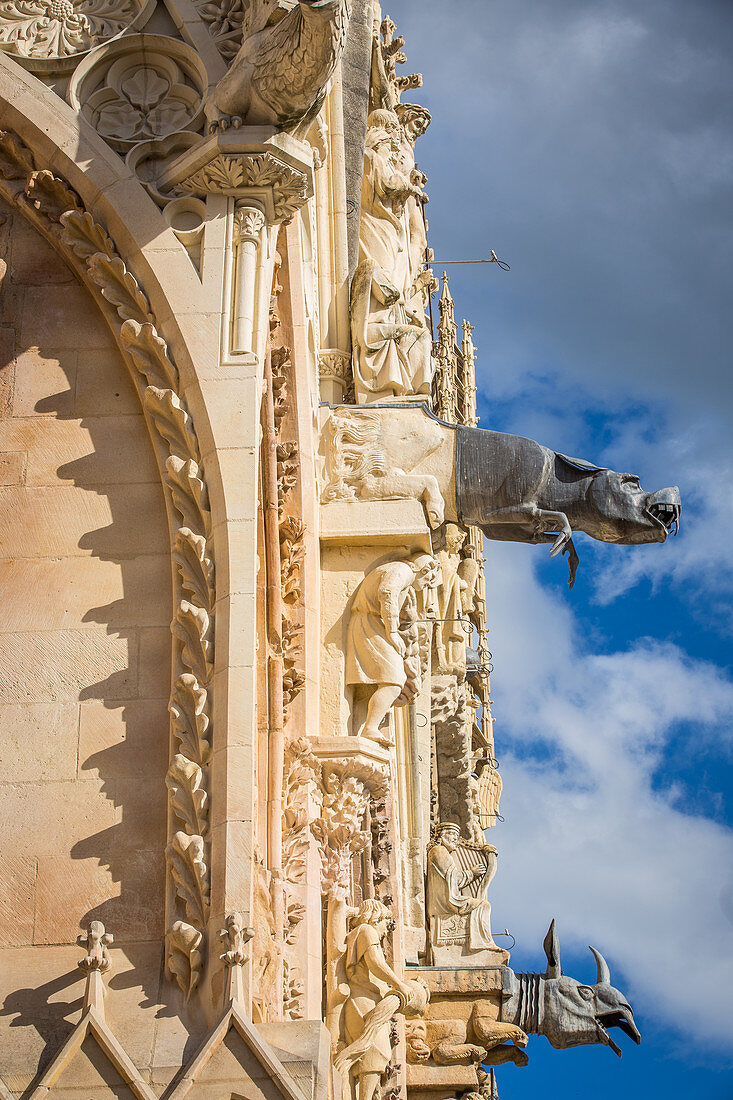 Kathedrale Notre-Dame de Reims, seit Dezember 1991 Unesco Weltkulturerbe, dies Ist die Kathedrale, in der alle Könige von Frankreich seit Clovis im 5. Jahrhundert gekrönt wurden, Marne, Grand Est Region, Frankreich