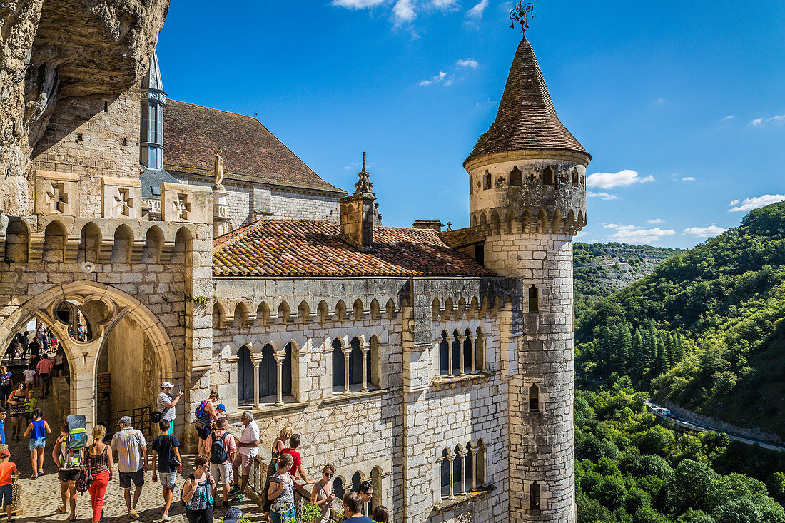 Kapelle Saint-Michel, Sanctuary de Rocamadour, Lot, Okzitanien, Frankreich