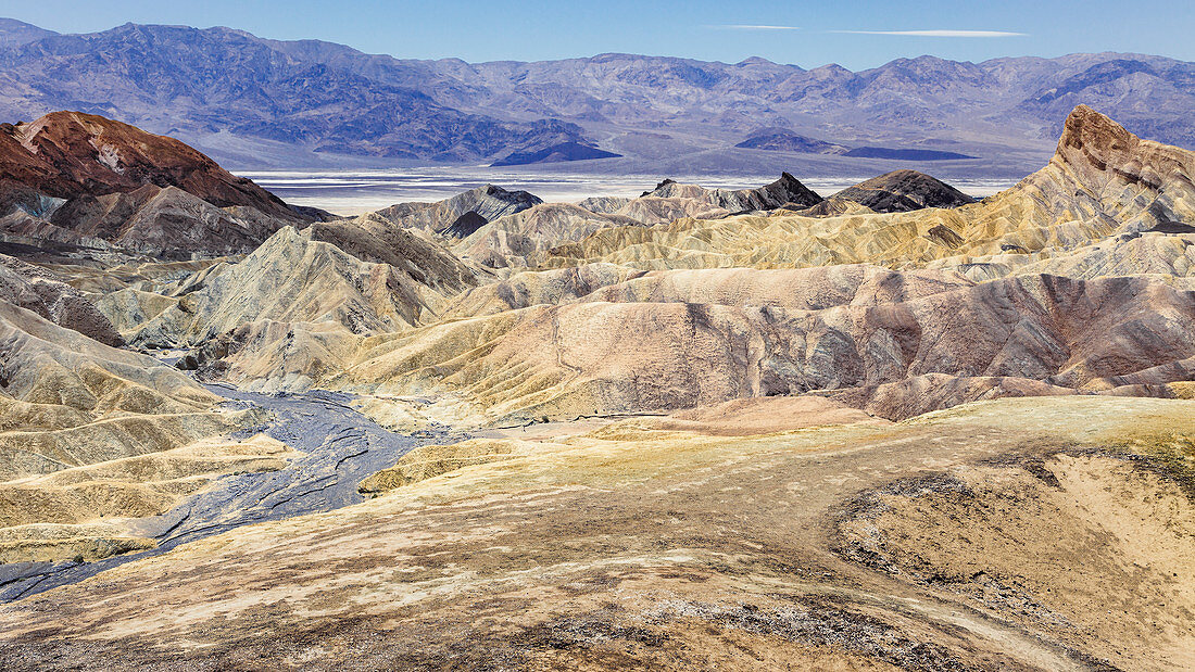 Zabriskie Point, Death Valley, Kalifornien, USA