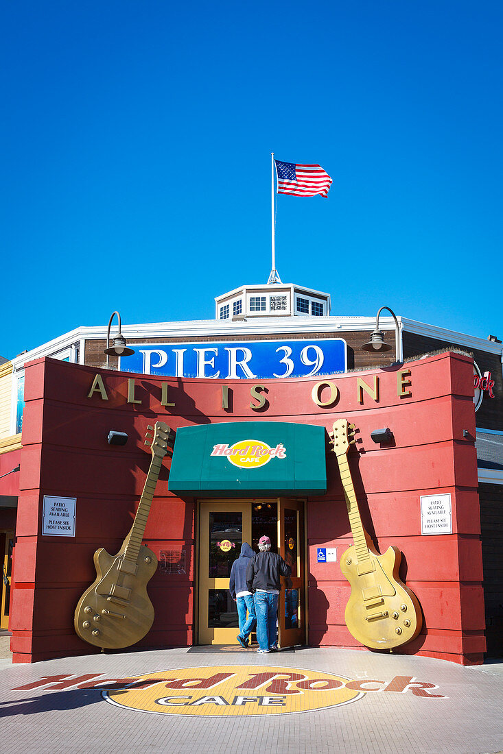 Hard Rock Cafe at Pier 39, San Francisco, California, USA