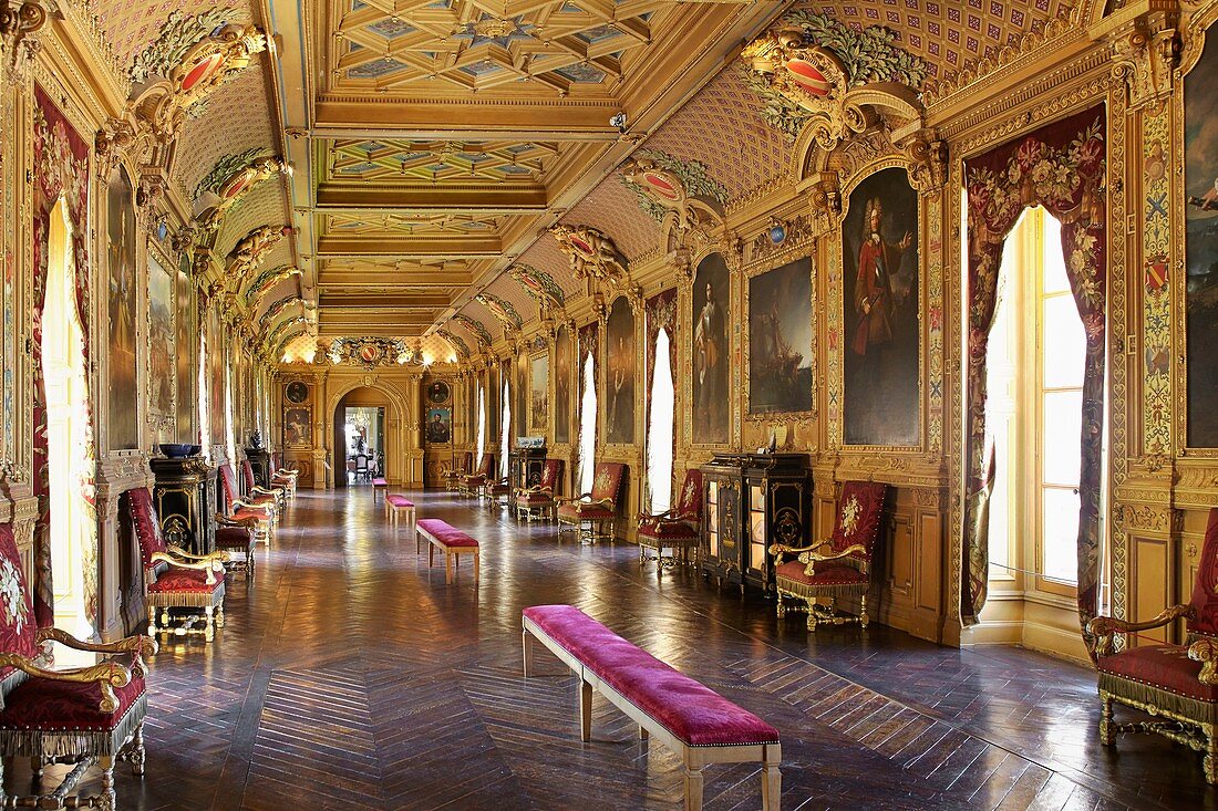 France, Eure et Loir, Maintenon Castle, Great History Gallery