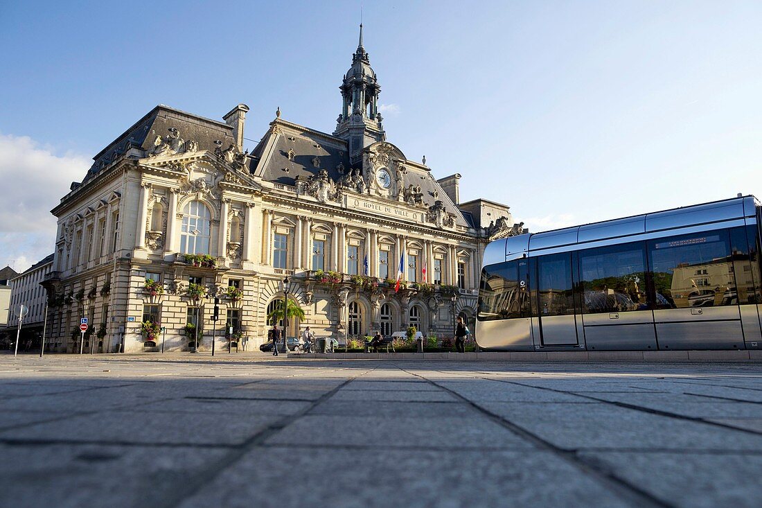 Frankreich, Indre et Loire, Tours, Loiretal, UNESCO Weltkulturerbe, Rathaus