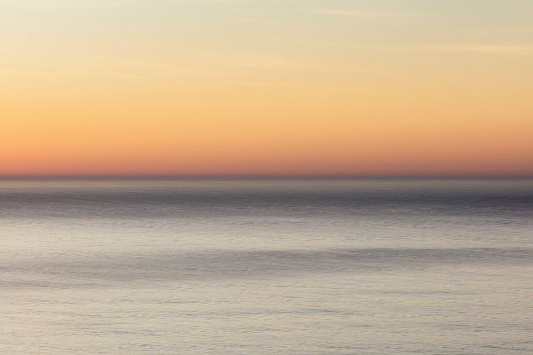 Seascape abstract at dawn