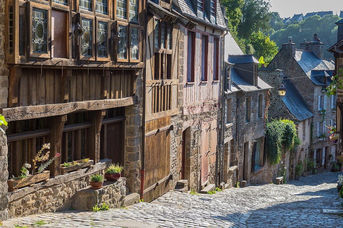 France, Cotes d'Armor, Dinan, the old town, Petit Fort street