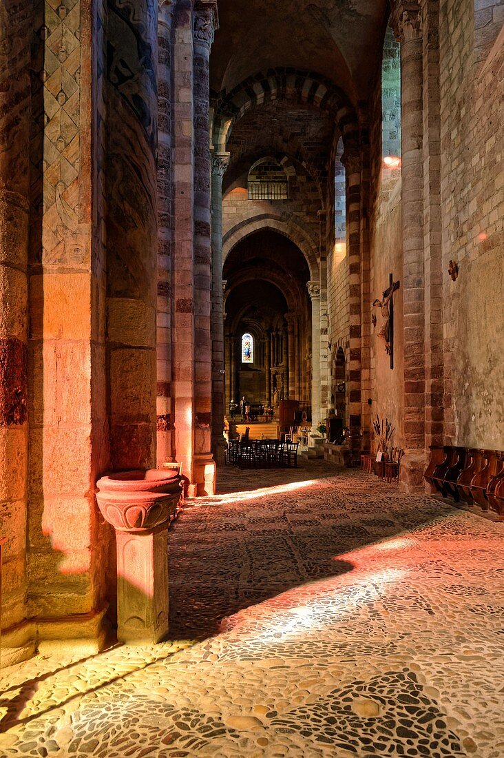 France, Haute Loire, Brioude, Basilica of Saint Julien
