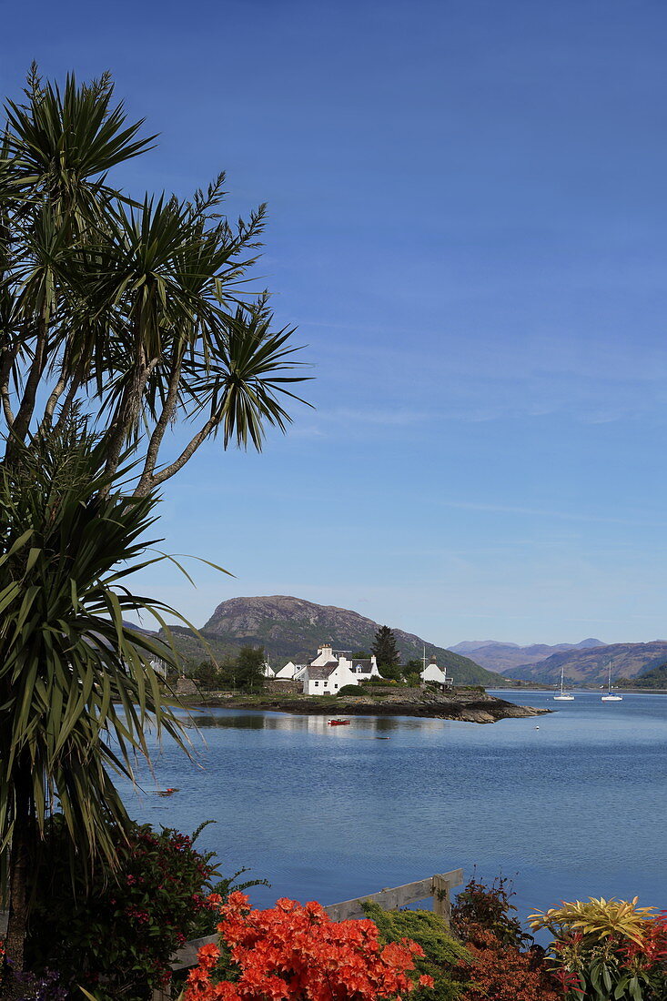 The village of Plockton is on Loch Carron, Highlands