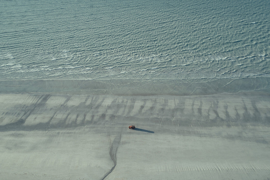 Geländewagen am 80 Mile Beach in Westaustralien, Australien, Indischer Ozean, Ozeanien