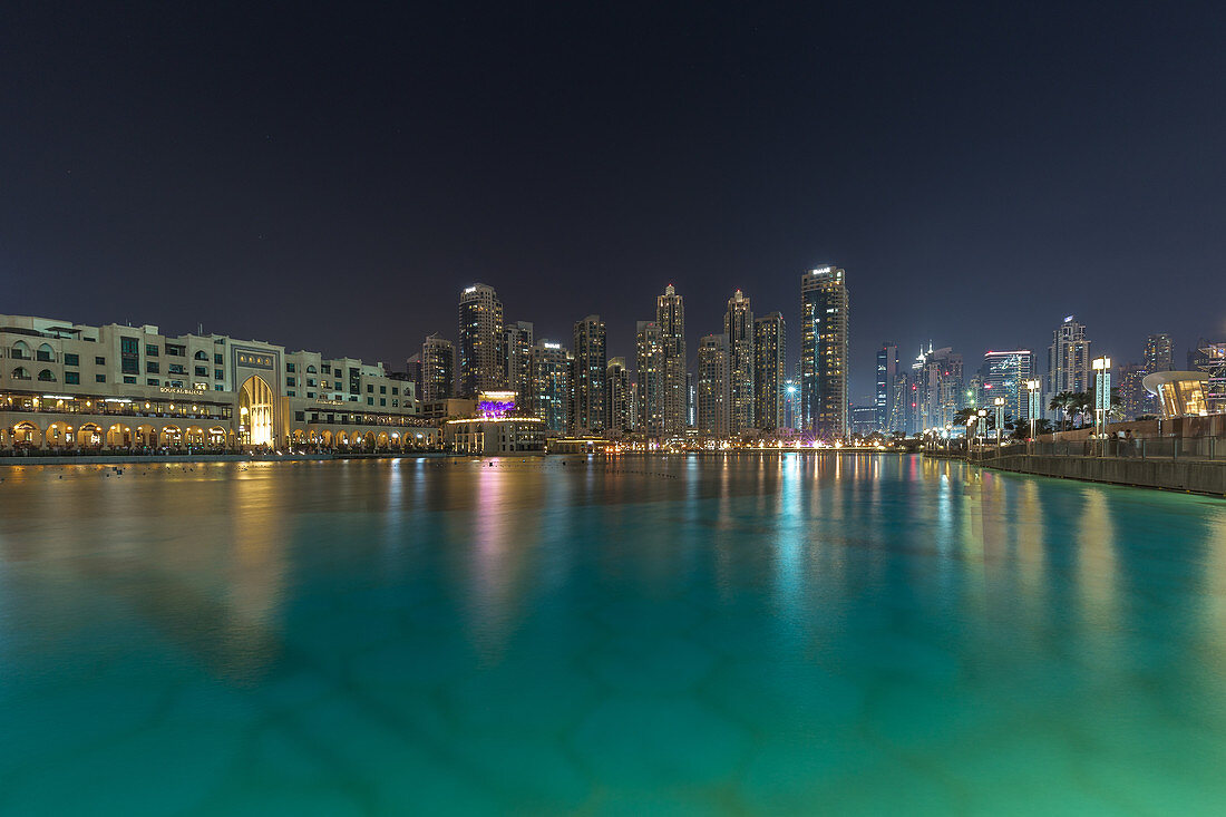 The Burj Lake in Dubai, UAE