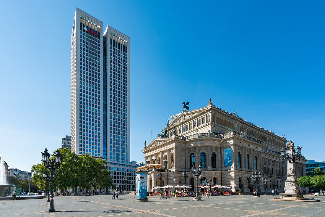 Die Alte Oper in Frankfurt am Main, Deutschland