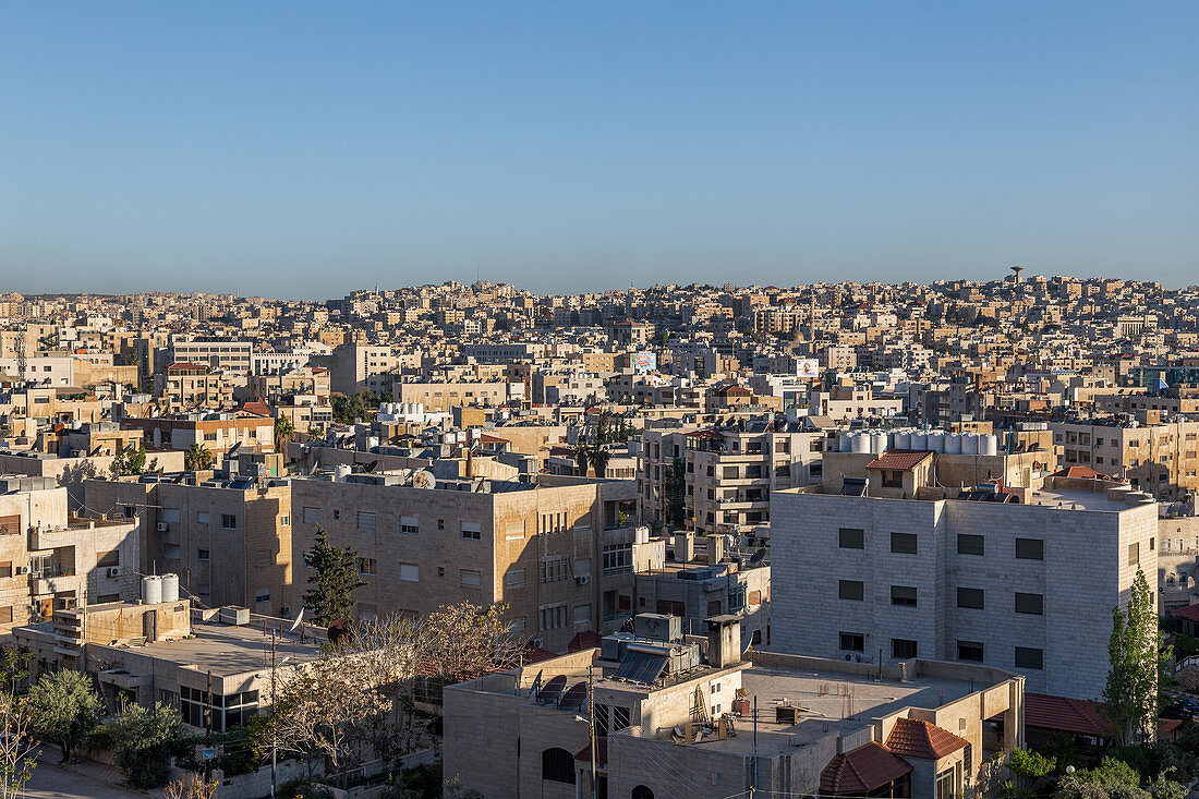 View over the rooftops of Amman, Jordan