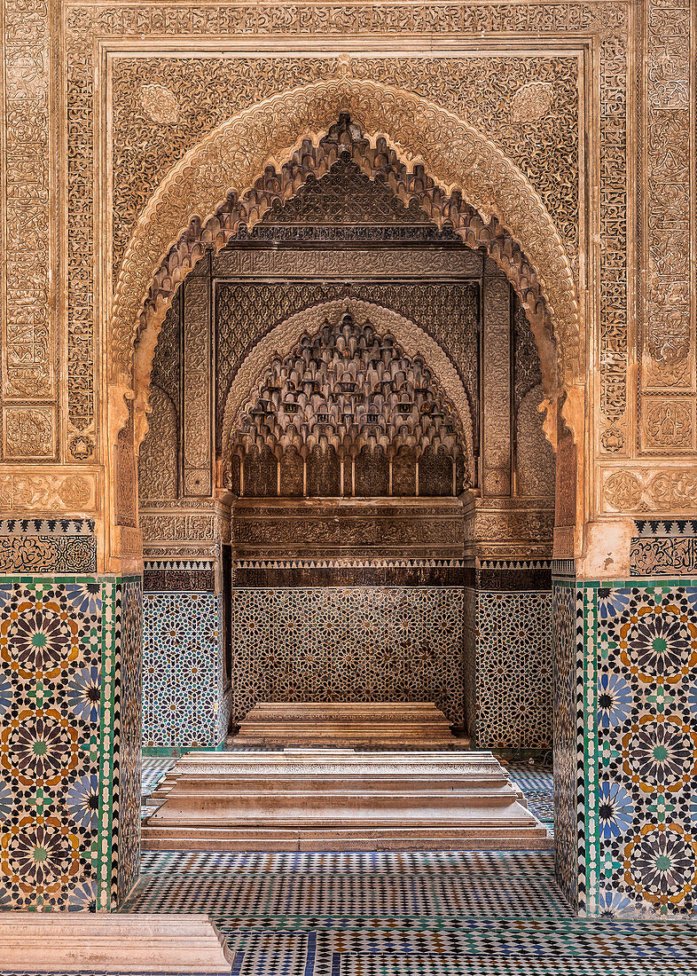 Die Saadier-Gräber in Marrakesch, Marokko