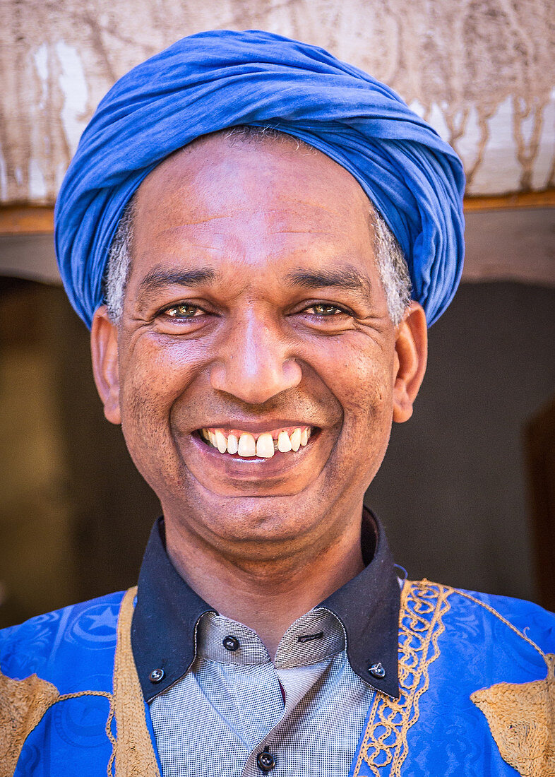 Portrait eines Berbers in Tinghir, Marokko