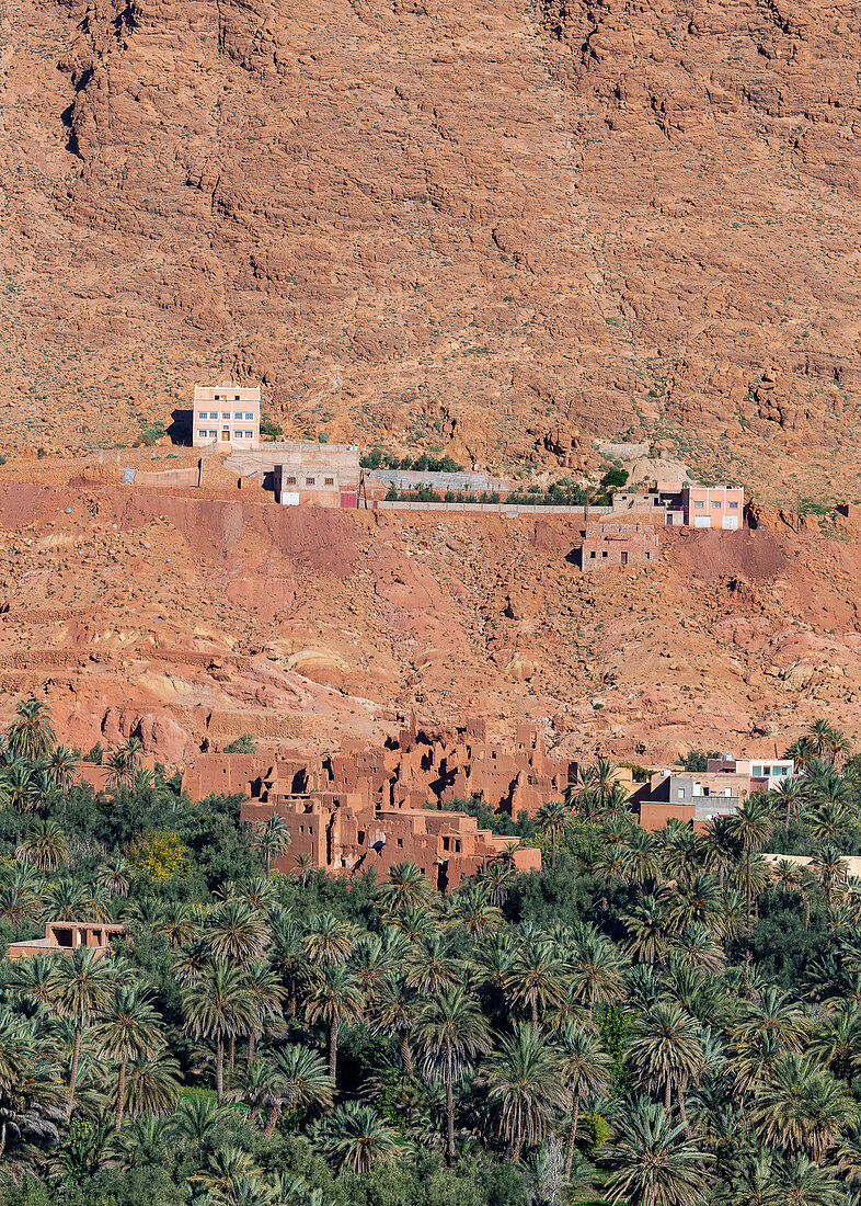 Die Oasenstadt Tinghir, Marokko
