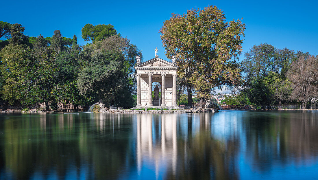 Im Park Villa Borghese, Rom, Italien