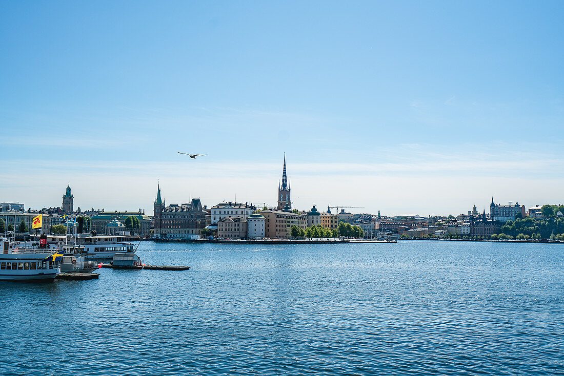 Blick auf Gamla Stan in Stockholm, Schweden
