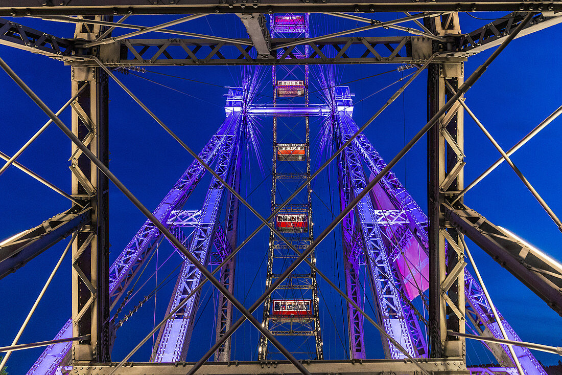 The ferris wheel in the Vienna Prater, Vienna, Austria