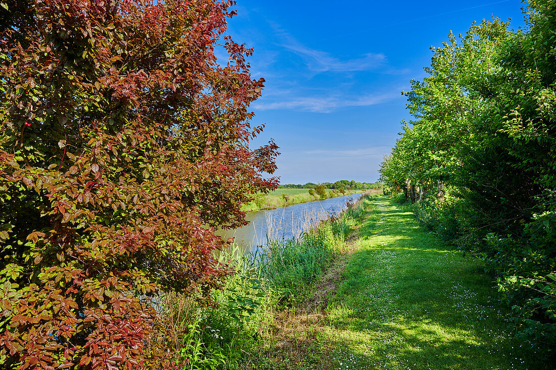 Siellandschaft an der Nordsee, Niedersachsen, Deutschland