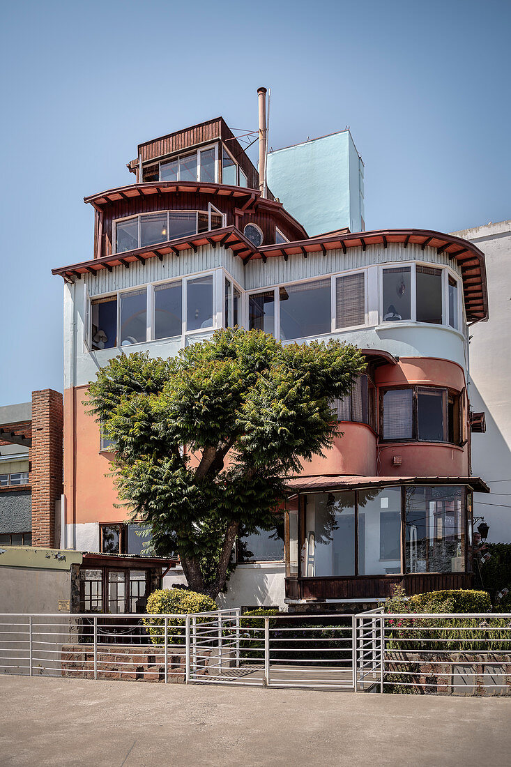 La Sebstiana, Haus des Dichters Pablo Neruda,  Valparaiso, Chile, Südamerika