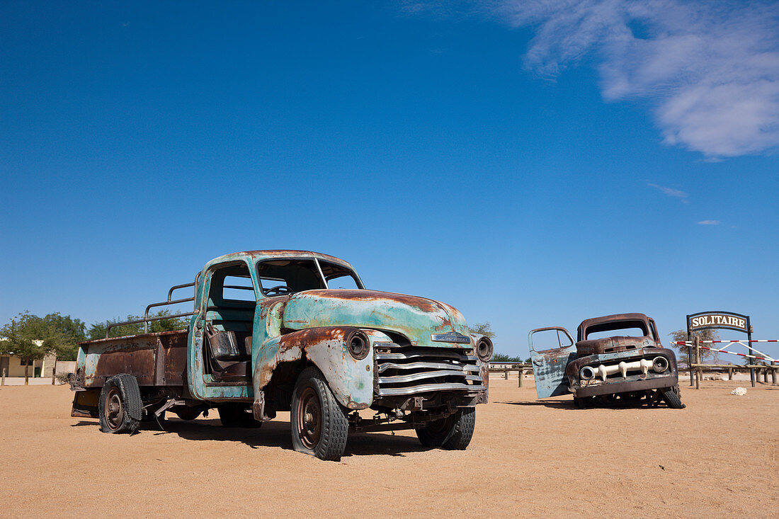 Car wreck in Solitaire, Namib Naukluft Park, Namibia