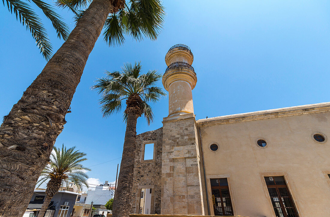 Tourkikón Sintrivánion - türkische Moschee und Brunnen, Ierápetra, Osten Kreta, Griechenland