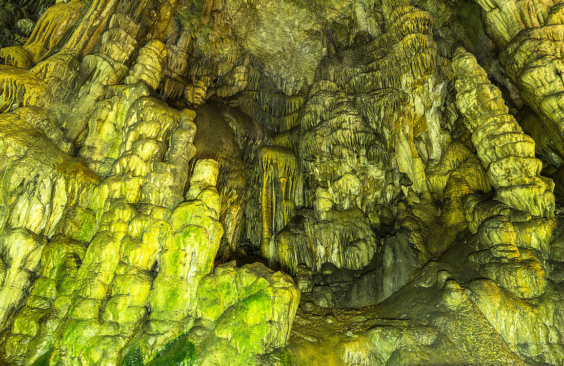 Im Inneren der Zeus Höhle, Lassithi Hochebene, Psychro Kreta, Griechenland