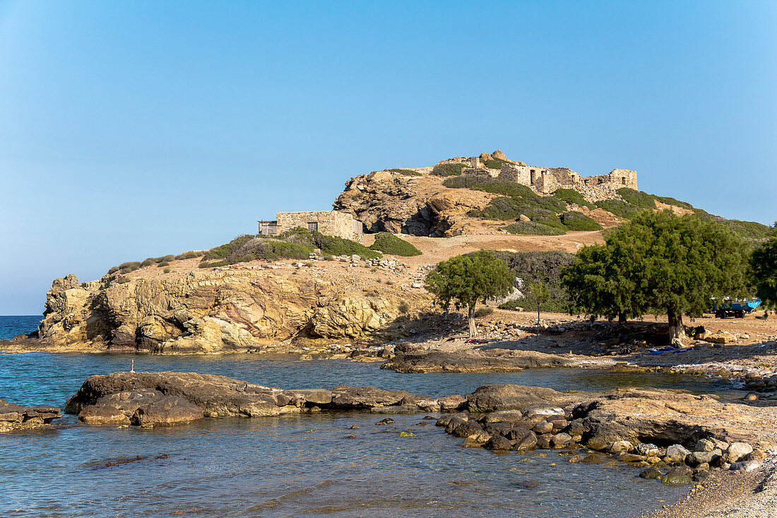 Itanos Strand nahe Vai Palmenstrand, Osten Kreta, Griechenland