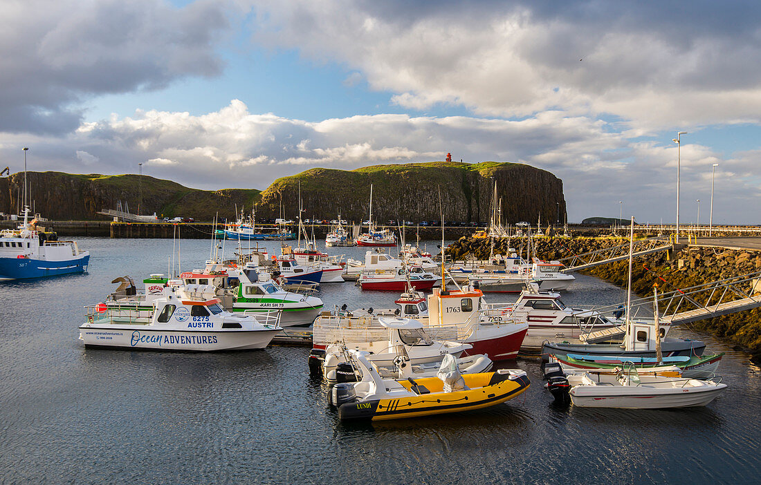 Hafen von Stykkisholmur, Halbinsel Snaefllsnes, Westfjorde, Island