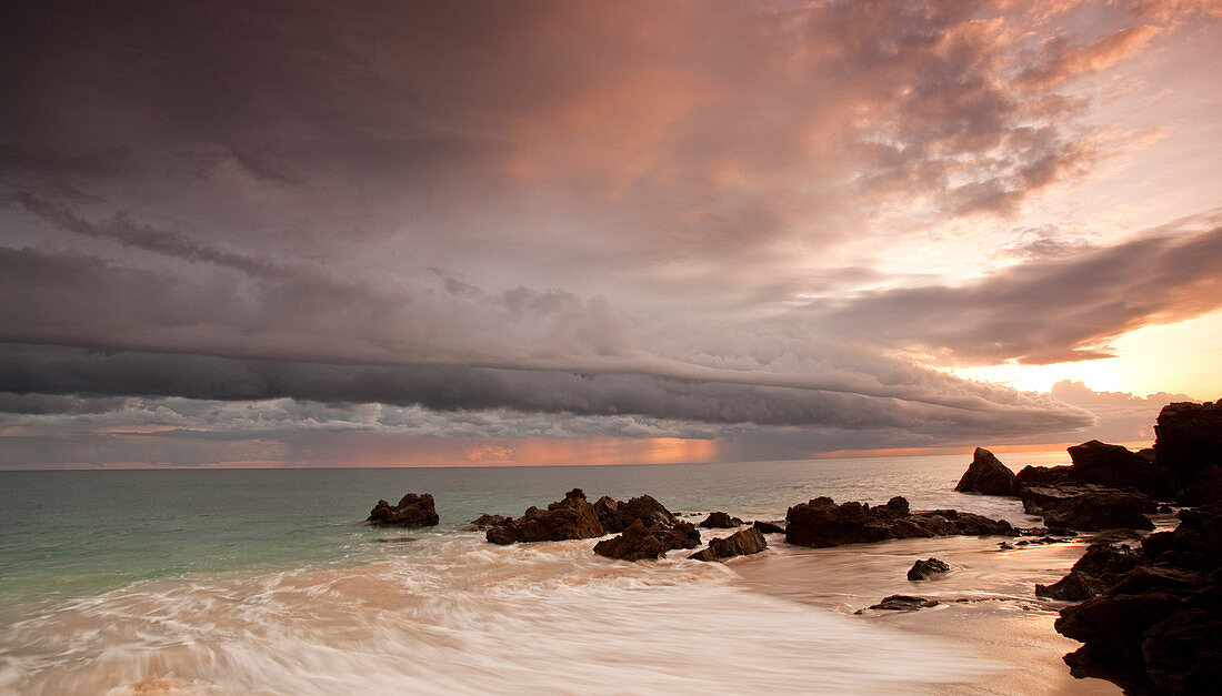 Australia - June 2, 2009: Storm clouds over Cape Leveque.