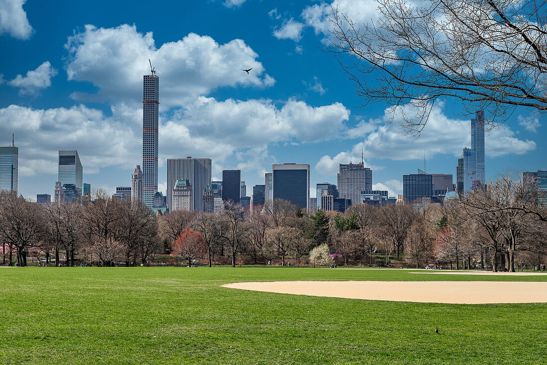 Blick auf Manhattan vom Central Park, New York City, USA