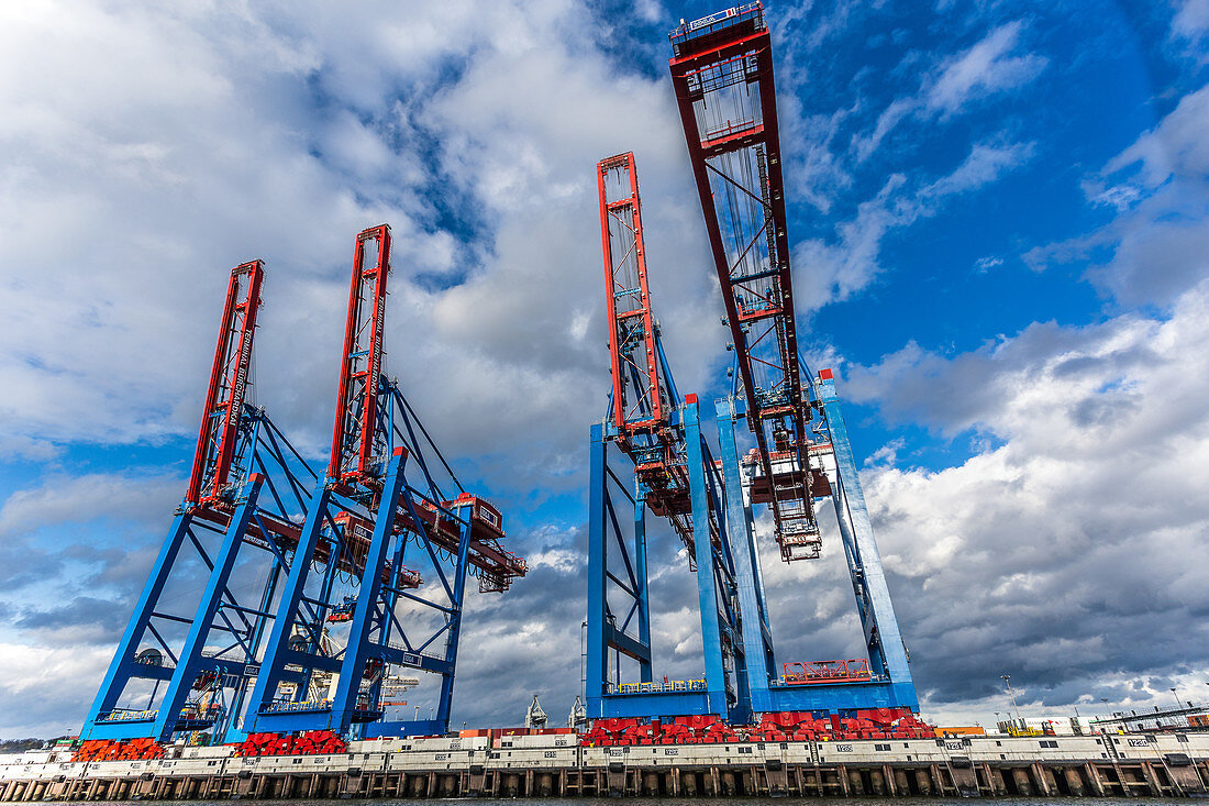 At the port of Hamburg, Germany