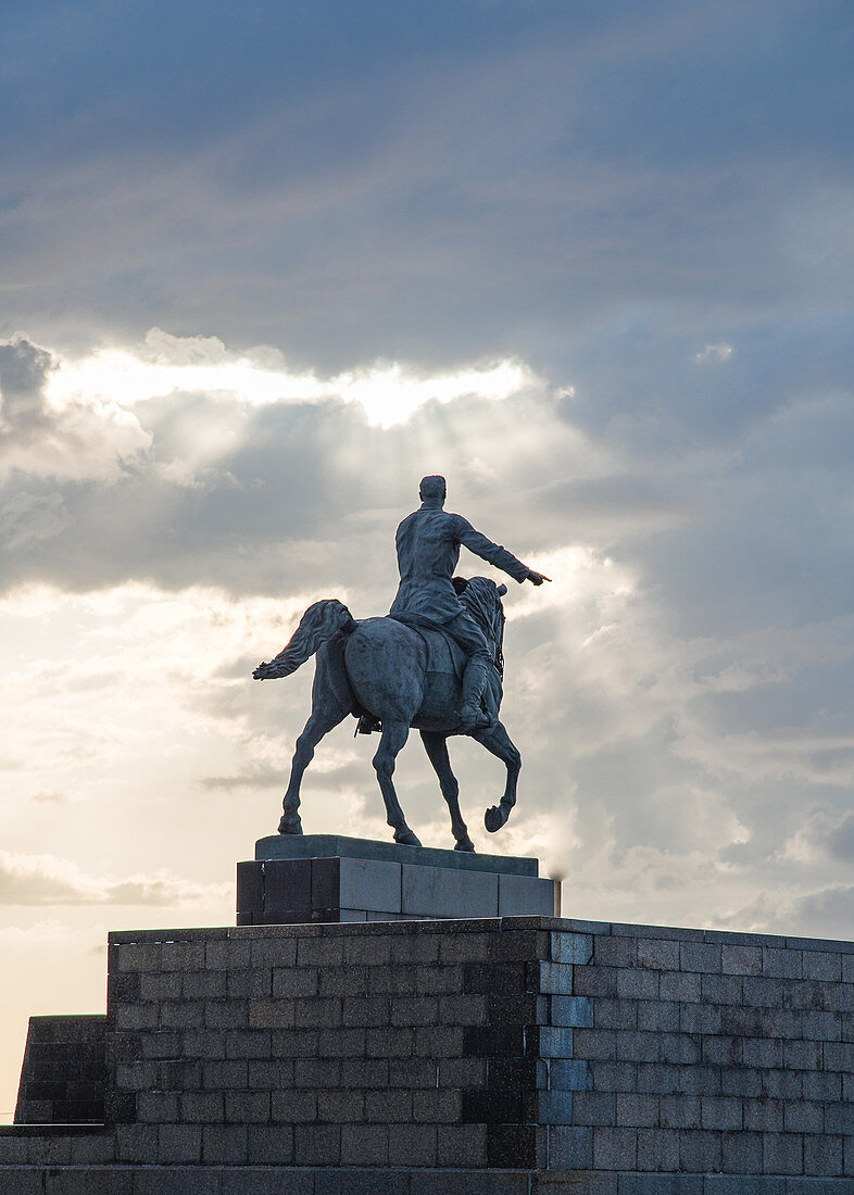 Statue at Malecon, Havana, Cuba